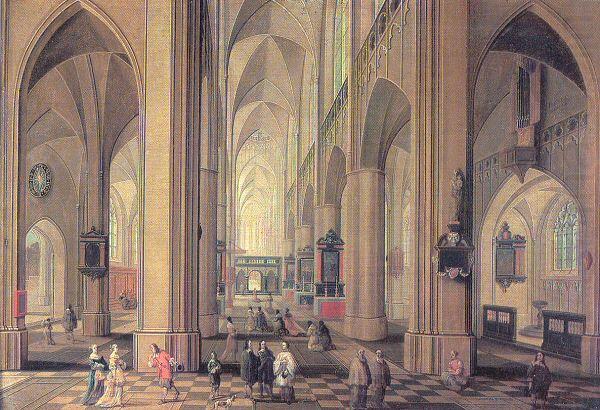 Interior of the Cathedral at Antwerp, Neeffs, Peter the Elder